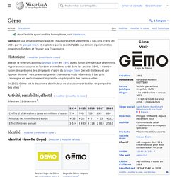 Gémo wikipédia