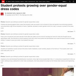 Gender-equal dress codes: Students call for fairness