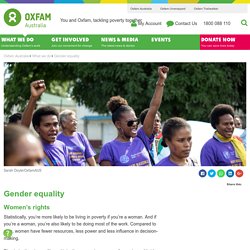 Oxfam - Gender equality