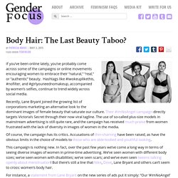 Body Hair: The Last Beauty Taboo?