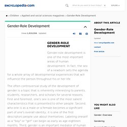 Gender-Role Development