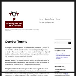 Gender Terms