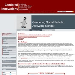 Gendering Social Robots