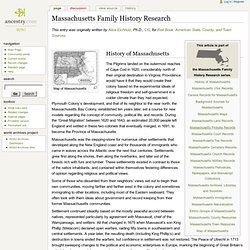 Massachusetts Family History Research