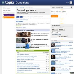 Genealogy News