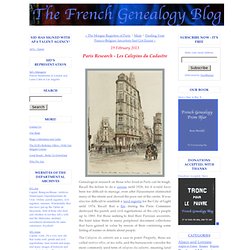 Paris Research - Les Calepins du Cadastre