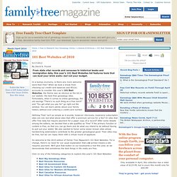 101 Best Genealogy Websites of 2010 - Family Tree Magazine