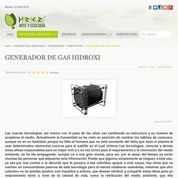 GENERADOR DE GAS HIDROXI