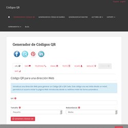 WEB: Generador CODIGOS QR