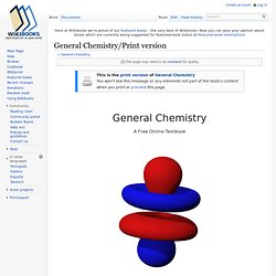 General Chemistry/Print version