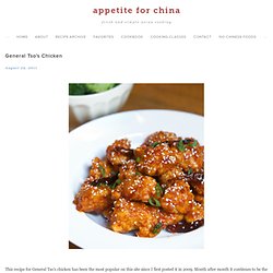 General Tso’s Chicken, Two Recipes