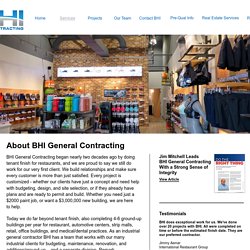 BHI General Contracting - Services