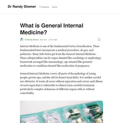 What is General Internal Medicine?