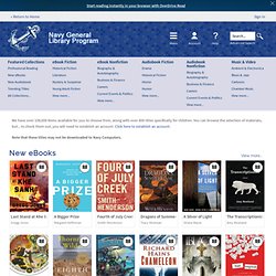 Navy General Library Program Downloadable Books, Music & Video