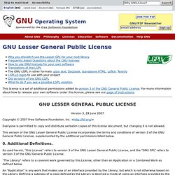 Lesser General Public License v3.0