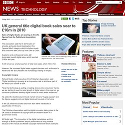 UK general title digital book sales soar to £16m ...
