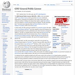 GNU General Public License