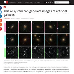 This AI system can generate images of artificial galaxies