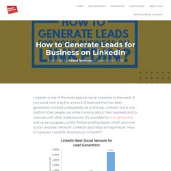 How to Generate Leads for Business on LinkedIn - Brand Samosa