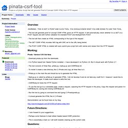 pinata-CSRF-tool