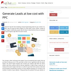 Generate Leads at low cost with PPC - IS Global Web