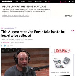 This AI-generated Joe Rogan fake has to be heard to be believed