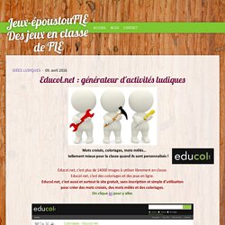 Educol.net : générateur d'activités ludiques