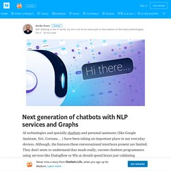 Next generation of chatbots with NLP services and Graphs