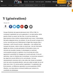 Y (génération) - Définition du glossaire
