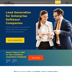 Lead Generation for Enterprise Software Companies