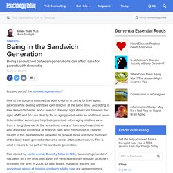 Being in the Sandwich Generation