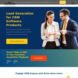 Lead Generation for CRM Software Products