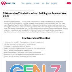 Generation Z Statistics - 99firms