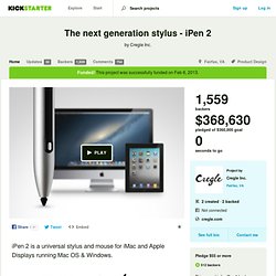 The next generation stylus - iPen 2 by Cregle Inc.