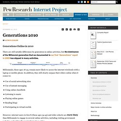 Generations Online in 2010