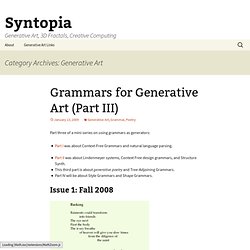 Syntopia » Generative Art