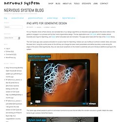 ipad apps for generative design
