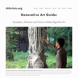 Generative Art: 50 Best Examples, Tools & Artists (2021 GUIDE) — AIArtists.org