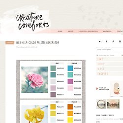 Web Help: Color Palette Generator