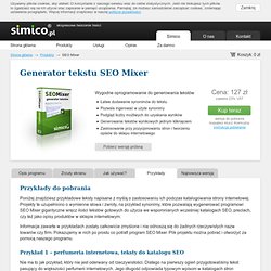 Pozycjonowanie przykłady projektów - Simico