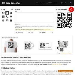QR Code Generator – QR Codes kostenlos erstellen (Logo, T-Shirt, vCard, kommerziell)