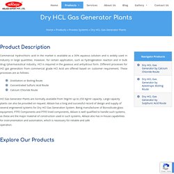 Dry HCL Gas Generator Plants