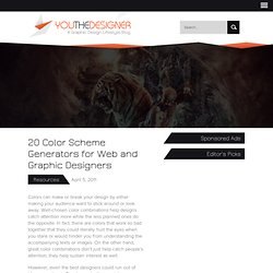 20 Color Scheme Generators for Web and Graphic Designers
