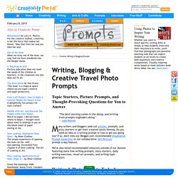 Writing & Blogging Prompts, Story Topic Generators, Photo Inspir