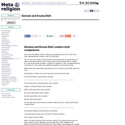 elish enuma genesis mythology pearltrees creation myth derived mesopotamian older much