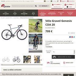 Votre vélo Gravel Genesis CDA 20 disponible chez Cyclable !