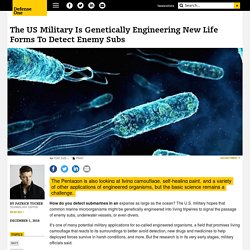 The US Military Is Genetically Engineering New Life Forms To Detect Enemy Subs