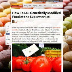How To I.D. Genetically Modified Food at the Supermarket