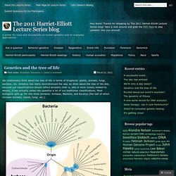 Genetics and the tree of life