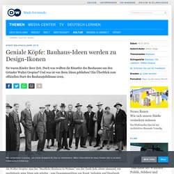Geniale Köpfe: Bauhaus-Ideen werden zu Design-Ikonen